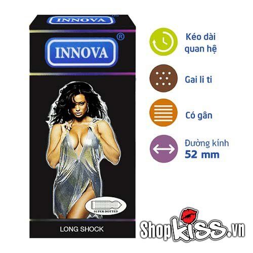 Bao cao su gai mịn Innova – Kéo dài quan hệ