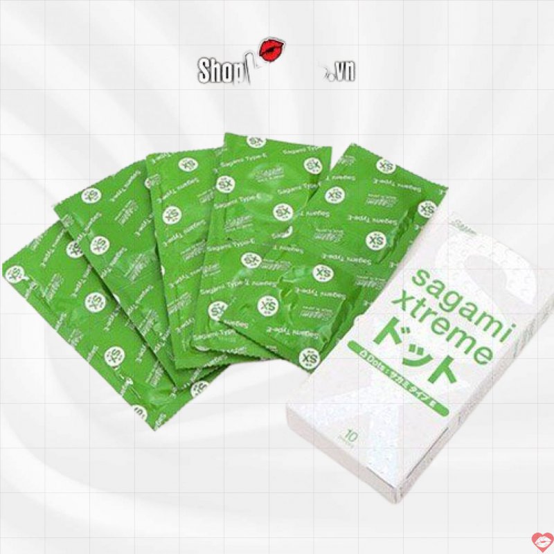 Bao cao su gai Sagami Xtreme White 10 bao an toàn kích thích 