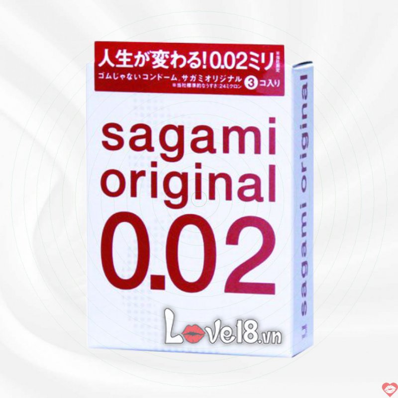 Bao Cao Su Sagami 0.02 Siêu Mỏng Nhật Bản Chất Lượng Cao
 