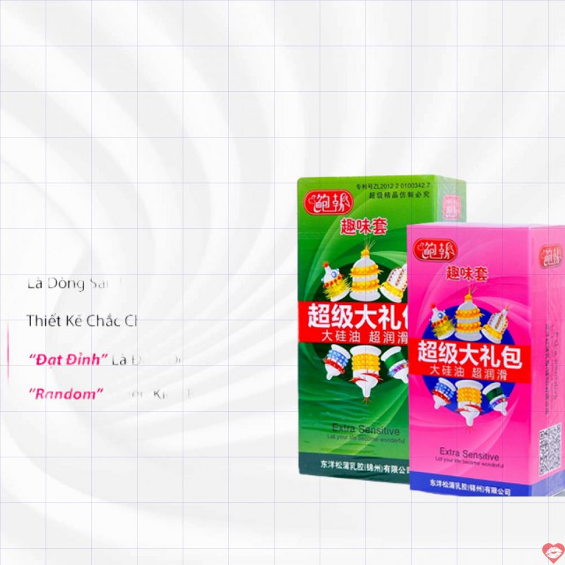 Bao cao su gai bi 6 in 1 tăng khoái cảm kéo dài an toàn 