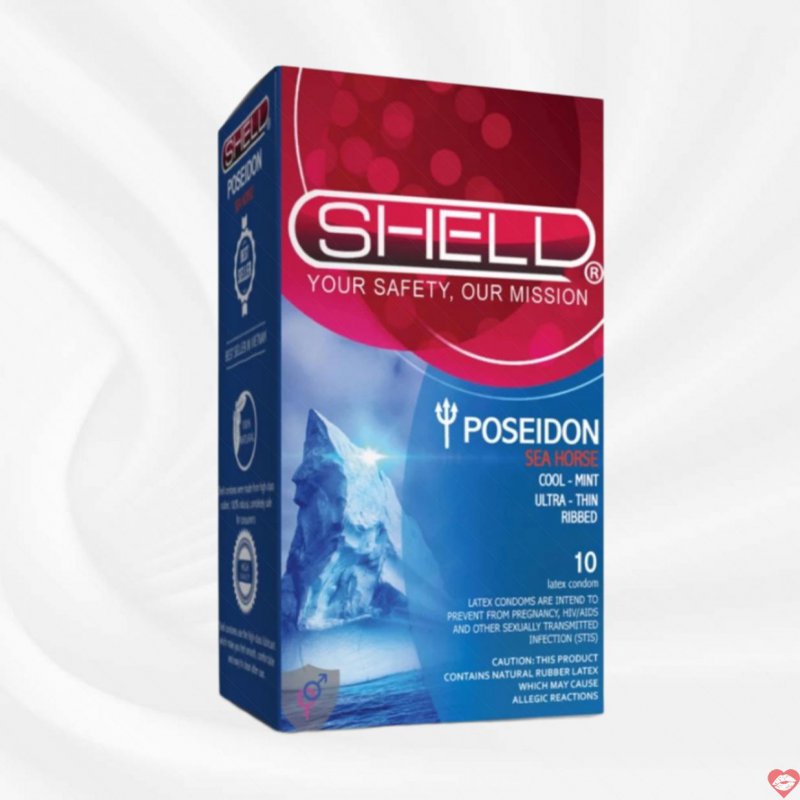 Shell Poseidon 10s bao cao su siêu mỏng an toàn chất lượng 