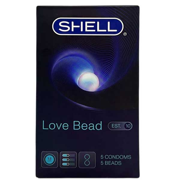 Bao cao su Shell Love Bead Gai Gân + Bi tăng 15cm