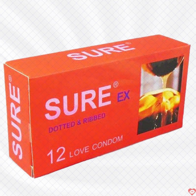 Bao cao su Sure Đỏ Bạc Hà kéo dài thời gian quan hệ lâu hơn 
