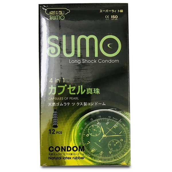 Bao cao su Sumo 4in1 – Gai Gân Kéo Dài Thời Gian