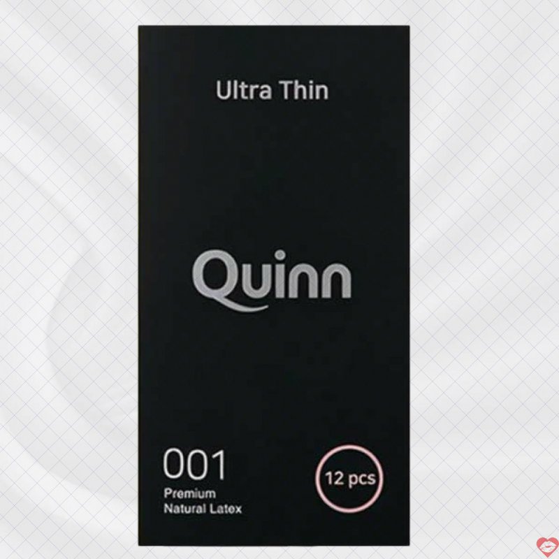 Bao cao su Quinn Ultra Thin 0.01 siêu mỏng ôm sát tăng khoái cảm 