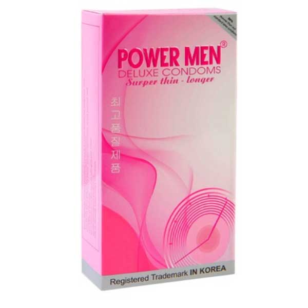 Bao cao su Powermen Ultrathin hồng – Ôm sát kéo dài thời gian
