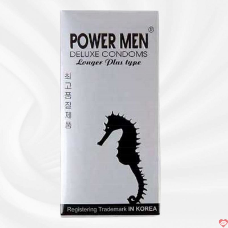 Bao cao su Powermen Longer Plus gai gân Chống xuất tinh sớm Kéo dài 