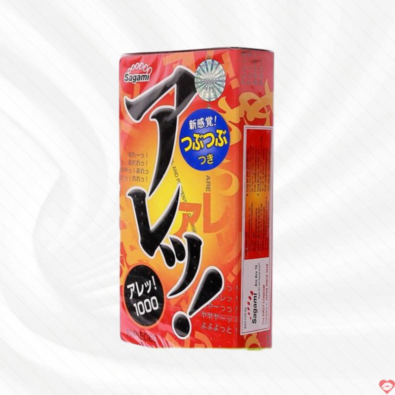 Bao Cao Su Gai SAGAMI Are Are Cao Cấp An Toàn Siêu Mỏng 