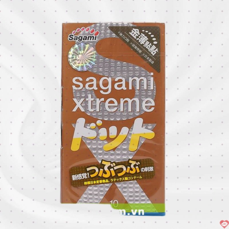 Bao cao su gân gai SAGAMI Xtreme Feel Up siêu mỏng, an toàn, tăng khoái cảm 