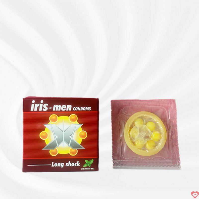 Bao cao su Iris-Men Long Shock siêu to 6 bi bi kéo dài 