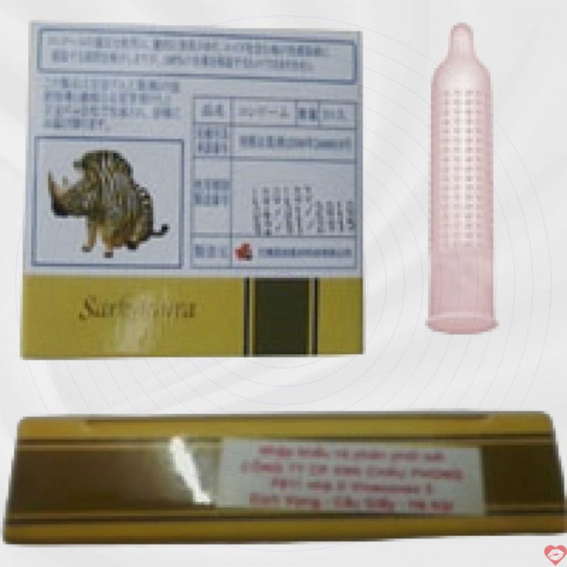 Bao cao su Sarkamura Charm 3 chiếc cho cảm giác chân thật 