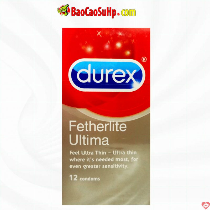 Durex Fetherlite Ultima siêu mỏng thoáng nhẹ an toàn phòng ngừa 