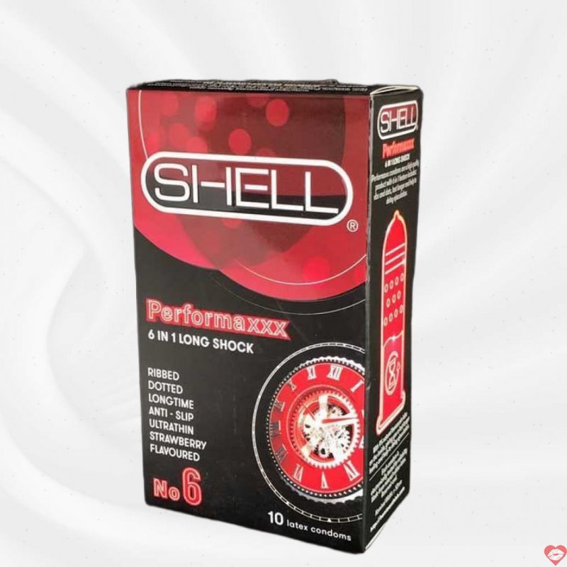 Bao cao su Shell Prenium 6in1 cao cấp cho cảm giác mới
 