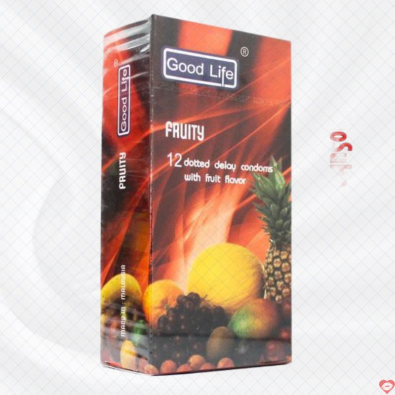 Bao cao su hương trái cây Good Life thơm mát dễ chịu
 