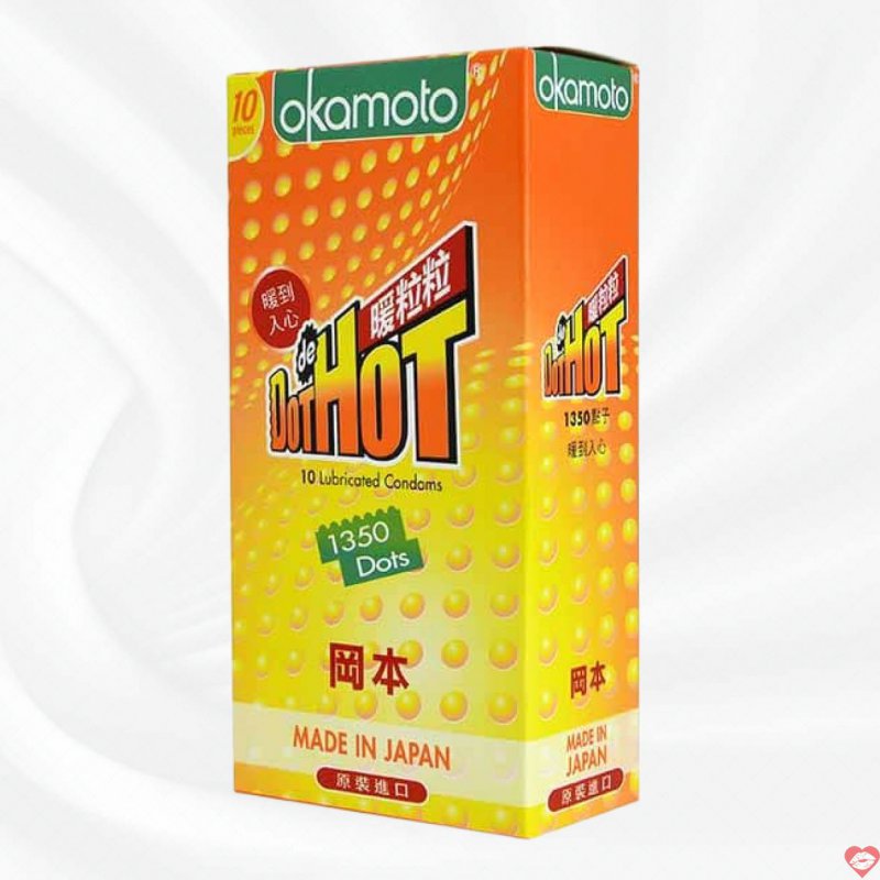 Bao cao su Okamoto Hot Dot Summer time mát lạnh cho mùa hè
 