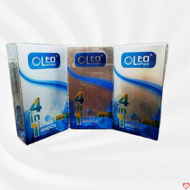 Bao cao su Oleo Lampo 4in1 Korea 2018 mới siêu mỏng an toàn 
