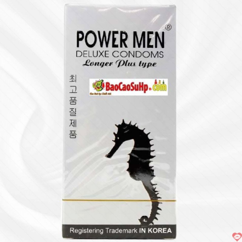 PowerMen Longer Plus Bao cao su kéo dài cực mạnh tăng khoái cảm 