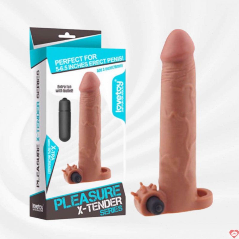 Bao Cao Su Đôn Dên Lovetoy Tăng Kích Thước 76mm Rung Tột Đỉnh 