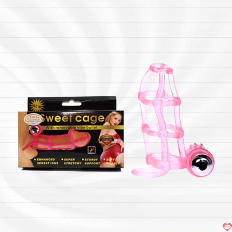 Bao cao su đôn dên rung Baile Sweet Case siêu nhạy kích thích 