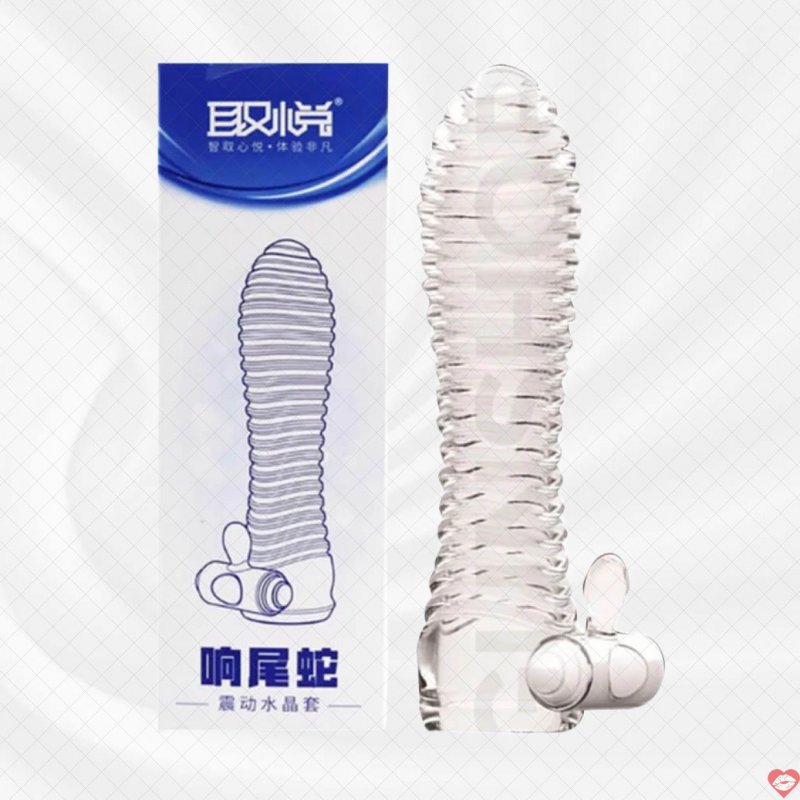 Đôn dên rung Aichao xanh Bao cao su siêu mượt Kích thích mạnh 