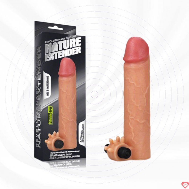 Bao cao su đôn dên rung Lovetoy Nature Extender