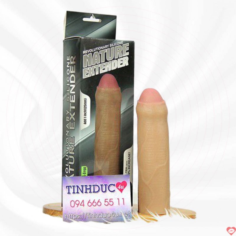 Bao cao su đôn dên Lovetoy Natural Extender mềm mịn chưa lột đầu