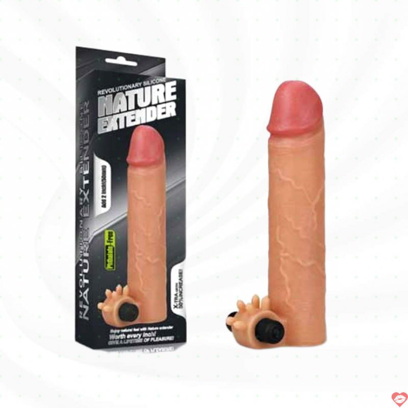 Bao đôn siêu mềm có rung Lovetoy Nature Extender