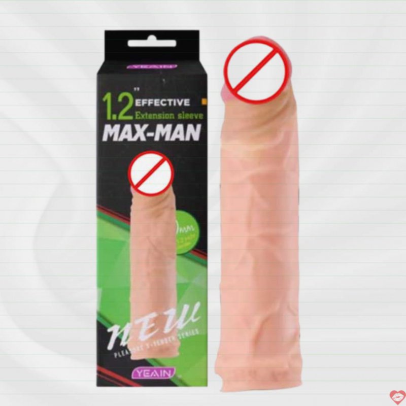Bao Cao Su Đôn Dên Yeain Maxman Xanh Tăng 3cm – Siêu Mềm Mịn