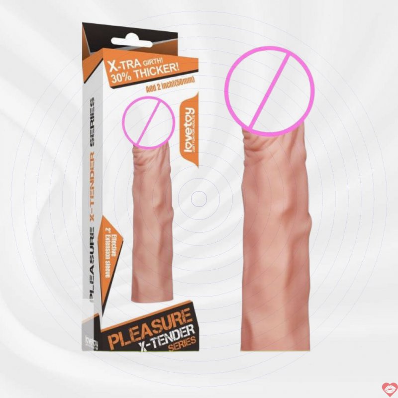 Bao cao su tăng chiều dài 5cm cao cấp Lovetoy X-Tender
