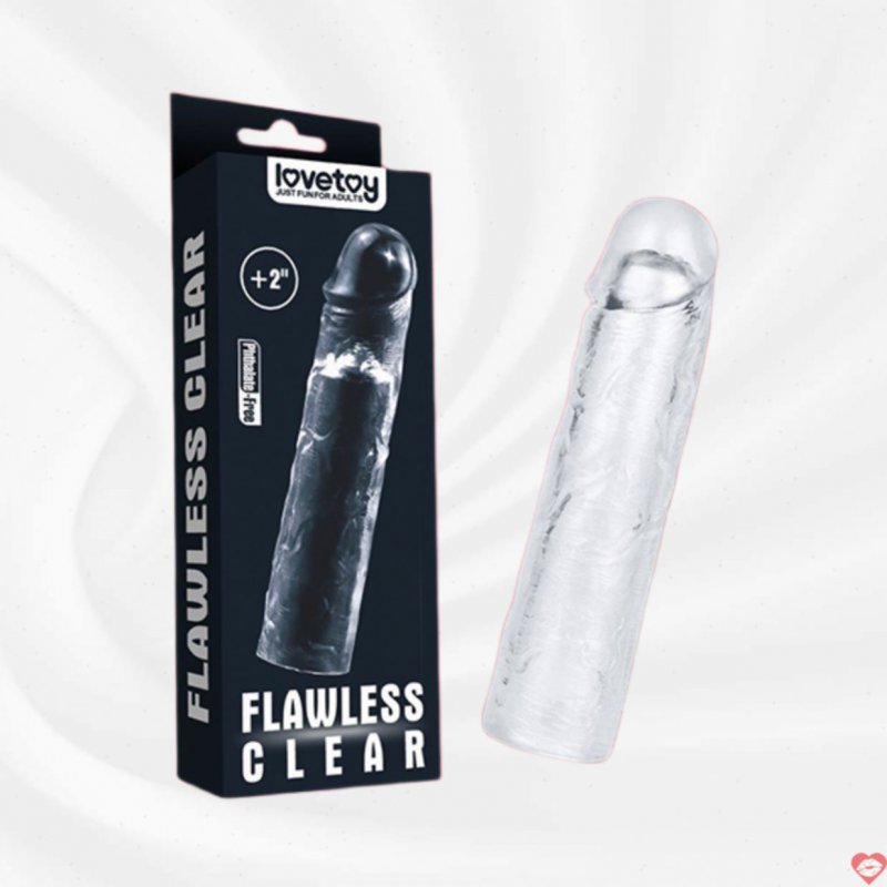 Bao cao su đôn dên trong suốt Lovetoy dài thêm 5cm