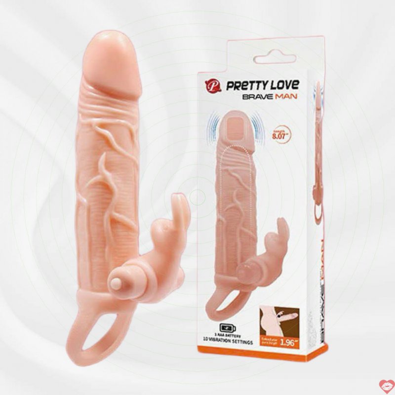 Bao đôn dên Pretty Love 5cm - Rung đầu 10 chế độ