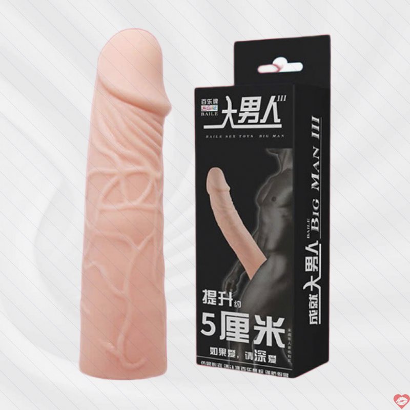Bao cao su đôn dên Baile tăng thêm 6cm da ngăm tự nhiên