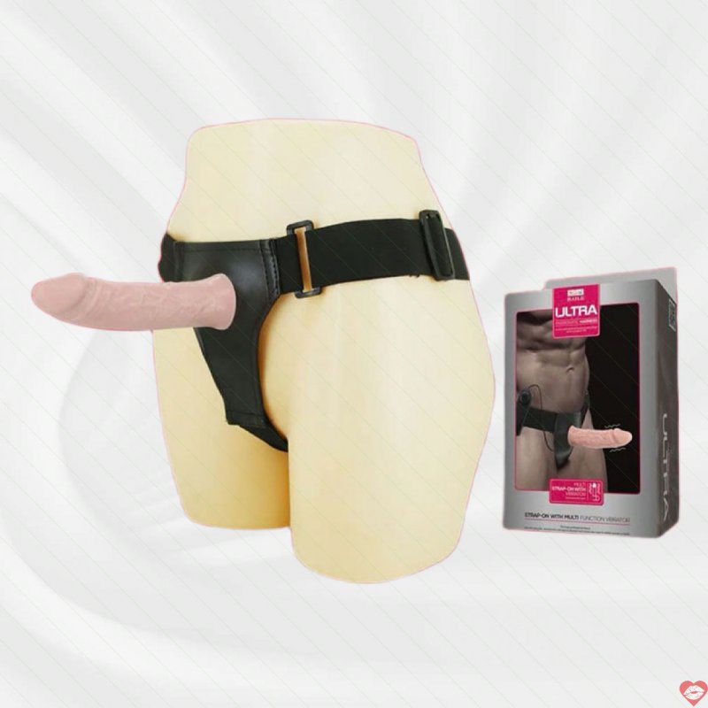 Dương vật giả dây đeo rỗng ruột Baile Ultra Passionate Harness có rung