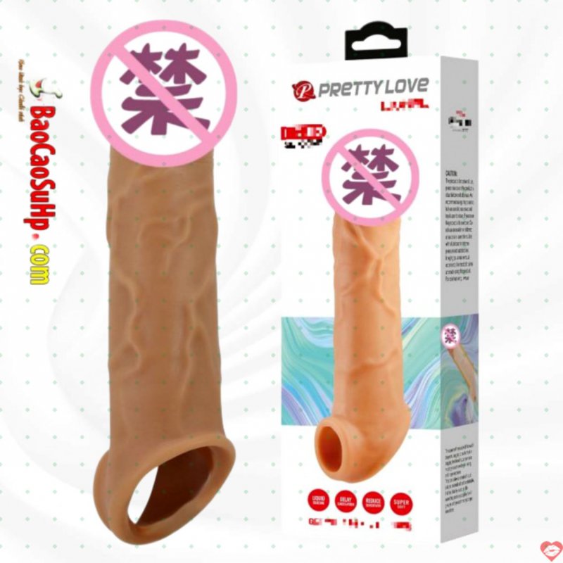 Bao cao su donden có quai đeo gân nổi Prettylove Lionel silicone