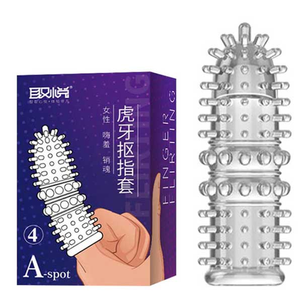 Bao Cao Su Ngón Tay Aichao A-Sport 4 Gai Nổi – Hộp 1 cái