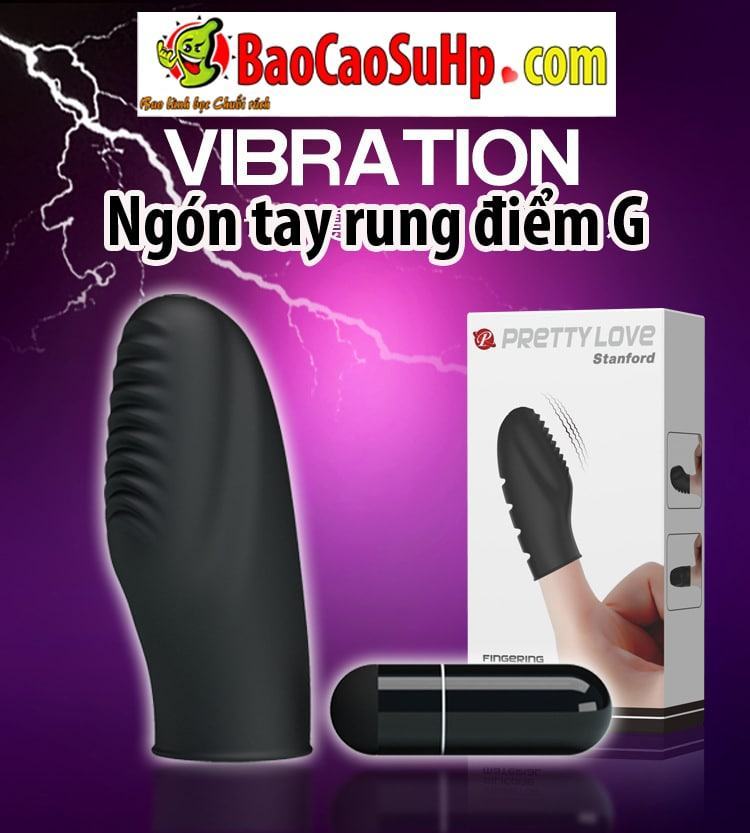 Sextoy ngón tay rung điểm G Pretty Love