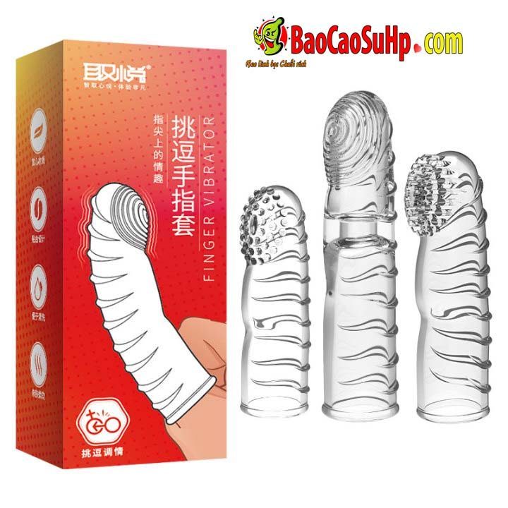 Đồ chơi tình dục Ngón tay rung Mizzzee Dot Pull kích thích điểm G mềm mại