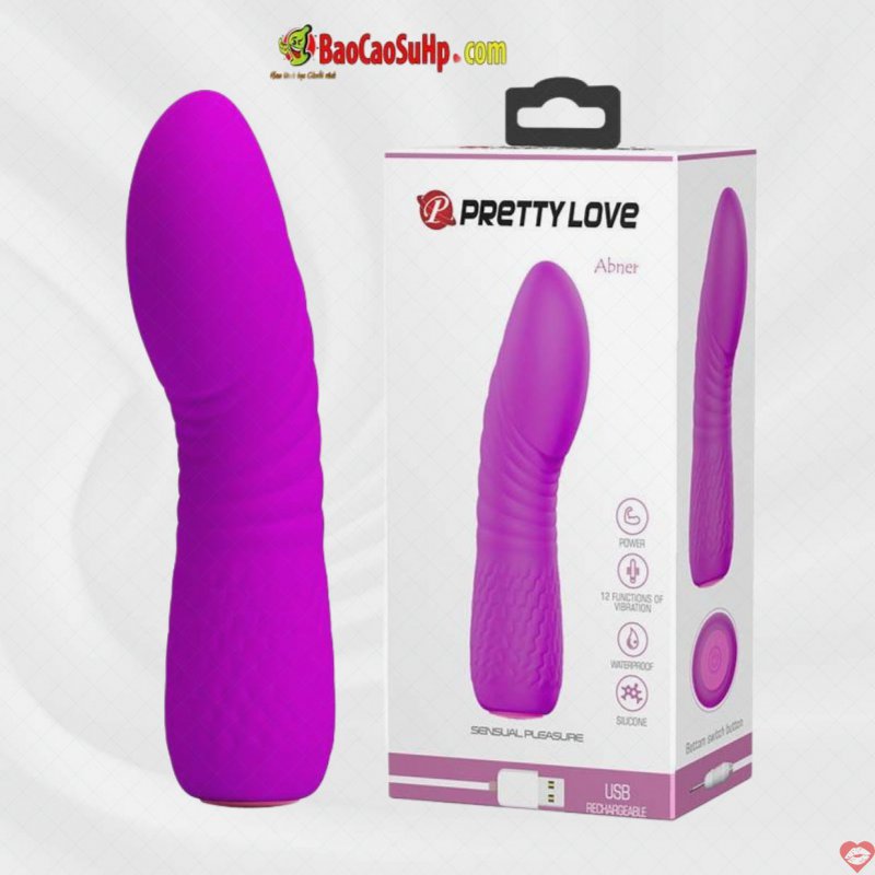 Ngón tay rung Prettylove Lina 12 chế độ mạnh mẽ êm dịu 