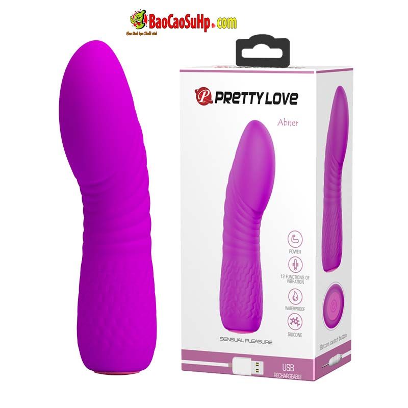 Ngón tay rung cực mạnh êm Prettylove Lina 12 chế độ .
