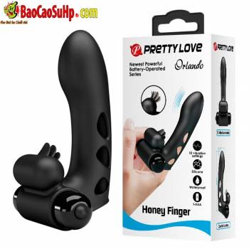 Ngón tay rung đôi liếm Prettylove Orlando 10 chế độ rung