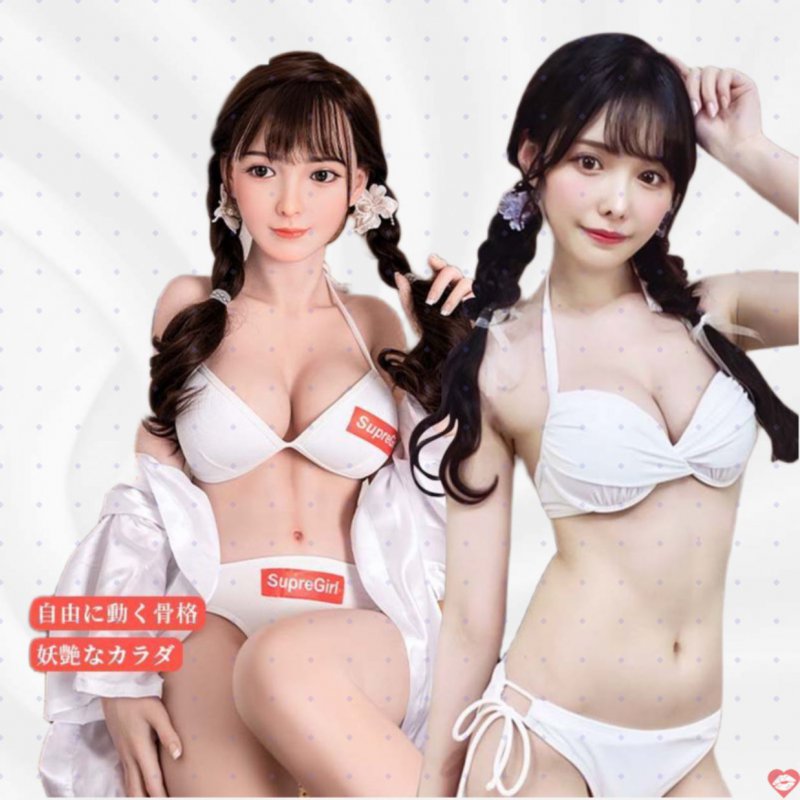 Búp bê tình dục đầy đủ tay chân Mizzzee Falenno đầu silicone