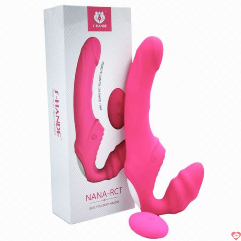 Dương Vật Giả Hai Đầu Có Remote Rung Mạnh Hấp Dẫn Less S-Hande 