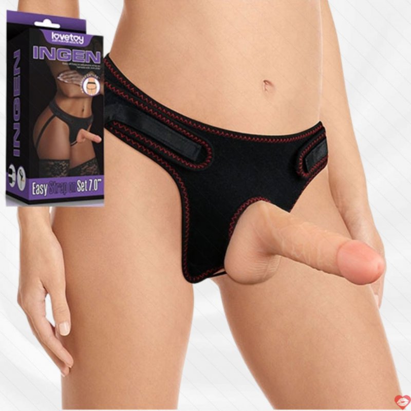 Dương vật giả mềm mịn gắn dây đeo Lovetoy USA chất lượng cao 