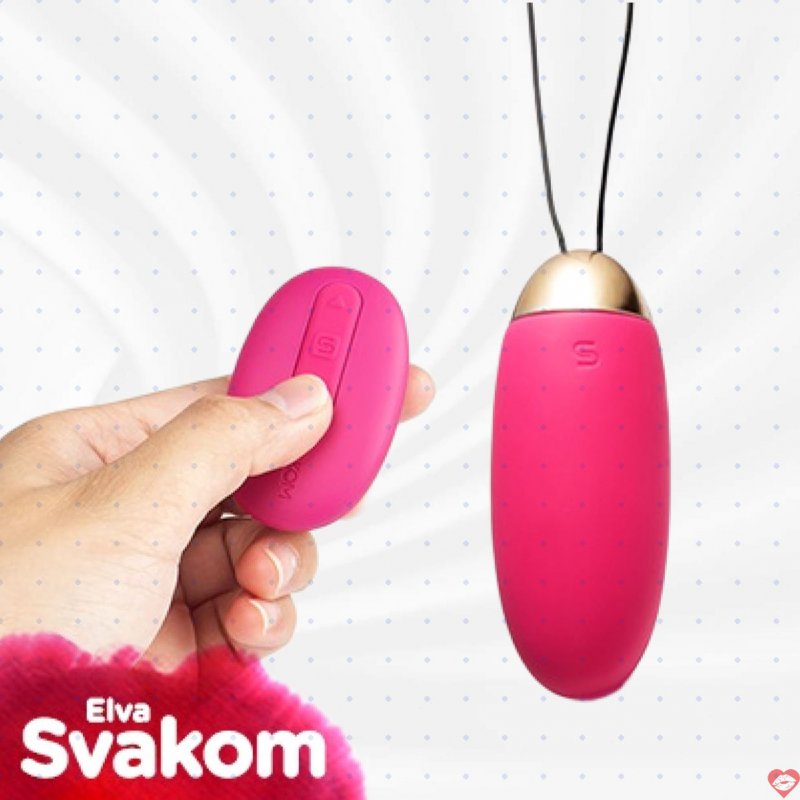 Trứng Rung Cao Cấp Điều Khiển Từ Xa Rung Siêu Mạnh - Svakom Elva USA