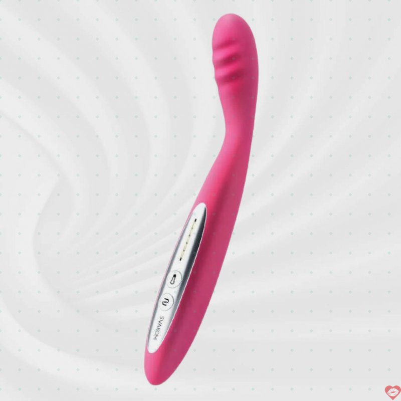 Massage Mini Điểm G Cao Cấp Rung 25 Chế Độ - Kèm Sưởi Ấm - SVAKOM Alinaia