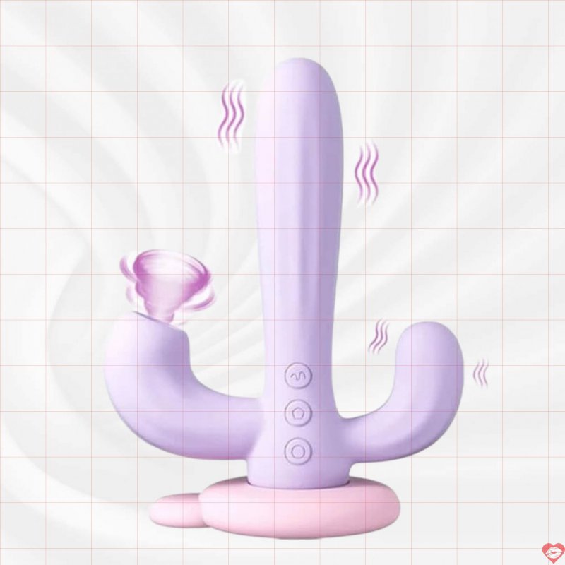 SVAKOM Bernice Đồ Chơi Người Lớn 3 Nhánh Rung Bú Hút Kích Thích 