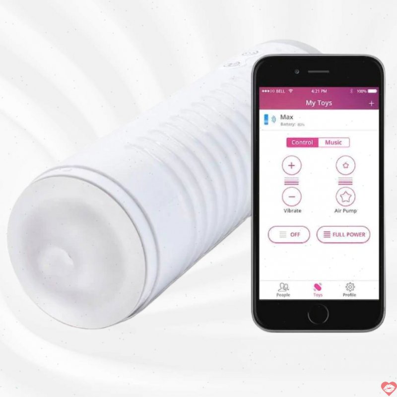 Cốc Thủ Dâm Tự Động Co Bóp - Tương Tác Với Bạn Tình Qua Điện Thoại - Lovense Max 2