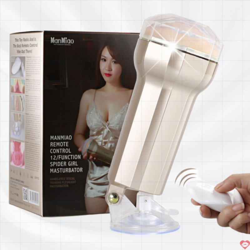 Âm Đạo Dán Tường Cao Cấp Điều Khiển Từ Xa - ManMiao Gold Sang Trọng