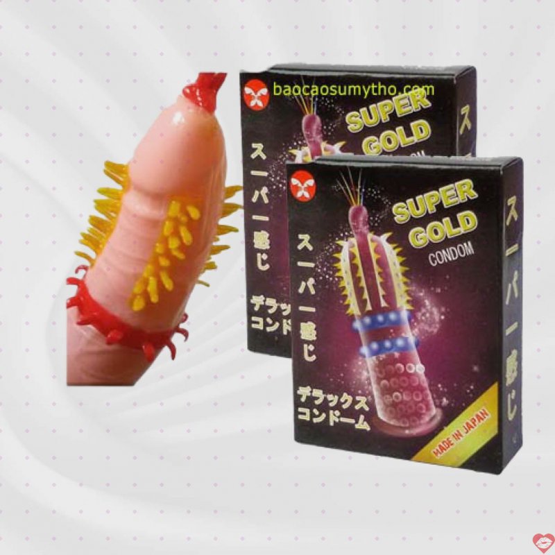 Bao Su Siêu Gai Bi Râu Super Gold Hàng Nhật Chính Hãng 