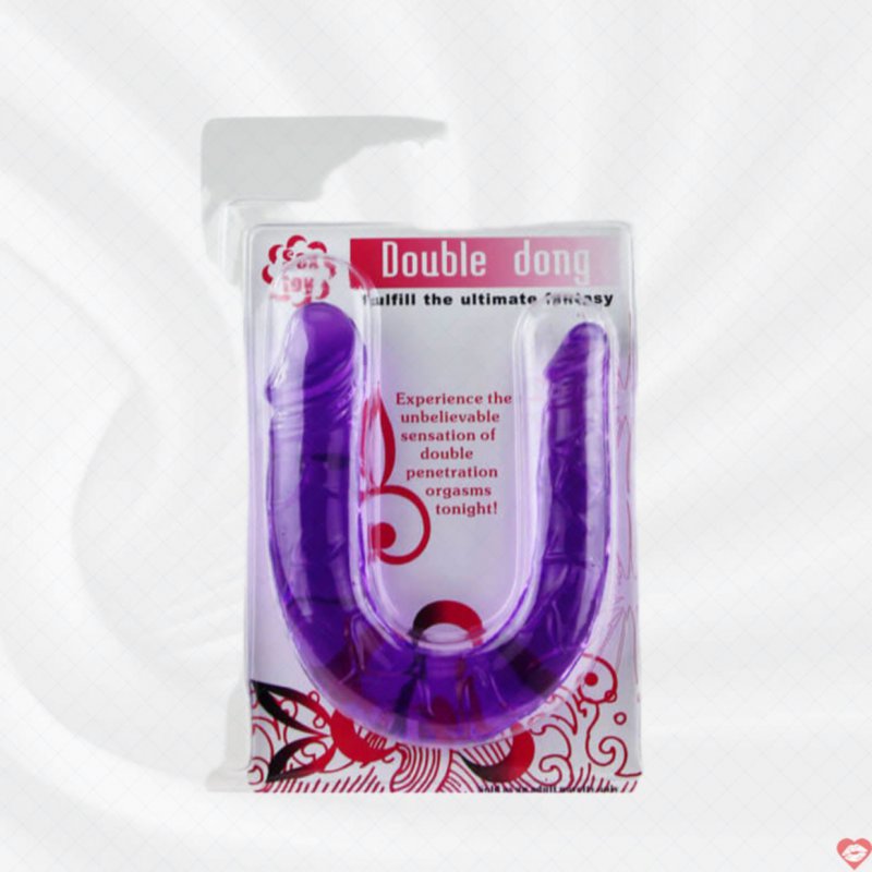 Dương Vật Giả 2 Đầu Cao Cấp Trong Suốt Kích Thích Mạnh 